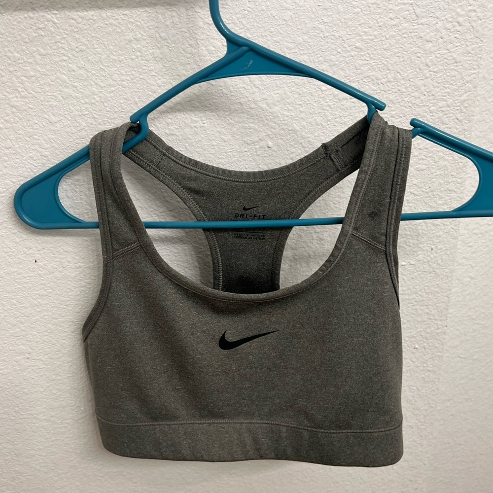 Grey Nike Sports Bra